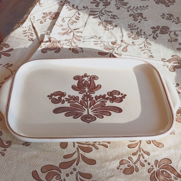 Pfaltzgraff Village Rectangular Handle Tray - Picture 1 of 3
